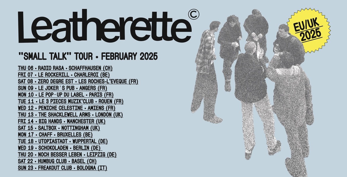 Tickets LEATHERETTE (post-punk, it), + MOTE (indie, bln) in Berlin