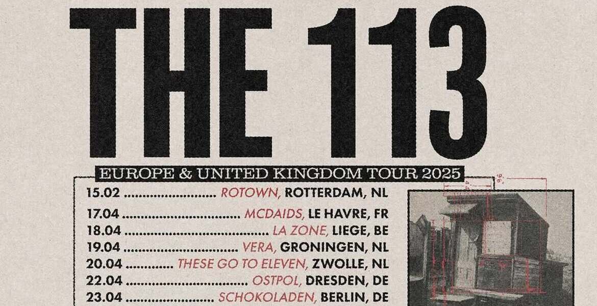 Tickets THE 113 (post-punk, leeds), & IOCI (post-punk-industrial, bln) in Berlin