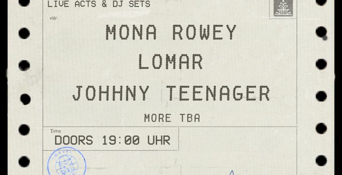 Tickets FLIGHTMODE: Mona Rowey (IndiePop), Lomar (Jazzy/DreamPop) & Johnny Teenager (Soul/Rock),  in Berlin
