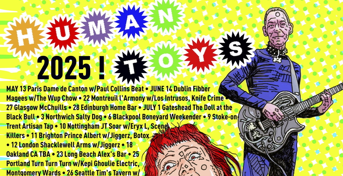 Tickets HUMAN TOYS (garage-punk, fr), THE ROXIES (garage-punk, bln) in Berlin