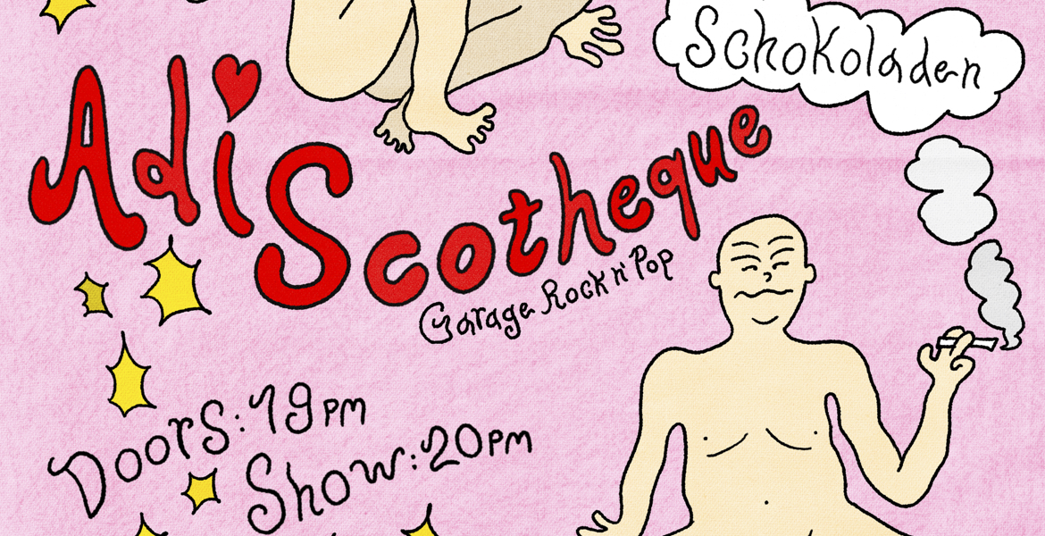 Tickets ADI SCOTHEQUE (lofi garage dance-pop), & RASCO (surf garage psych) in Berlin