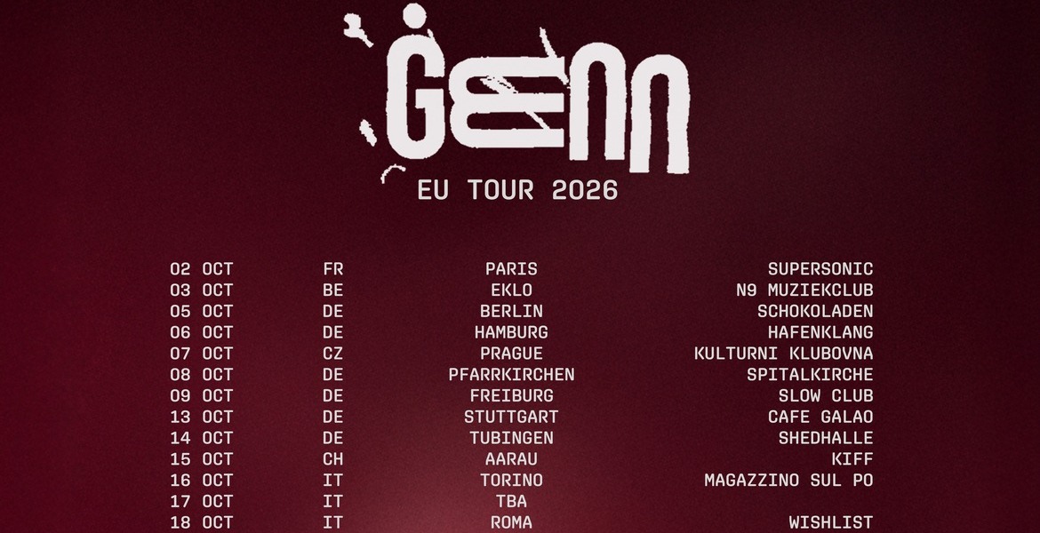 Tickets ĠENN (post-punk, uk), & JUNOKILL (astro-punk, hh) in Berlin